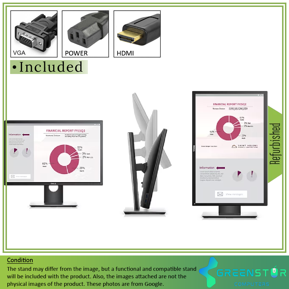 Refurbished(Good) - Dell Professional-Series P2217 22" Widescreen 1680x1050 HD+ LED Backlight LCD TN Panel Monitor